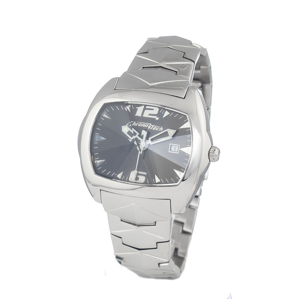 Ασημένιο ρολόι από ατσάλι Chronotech