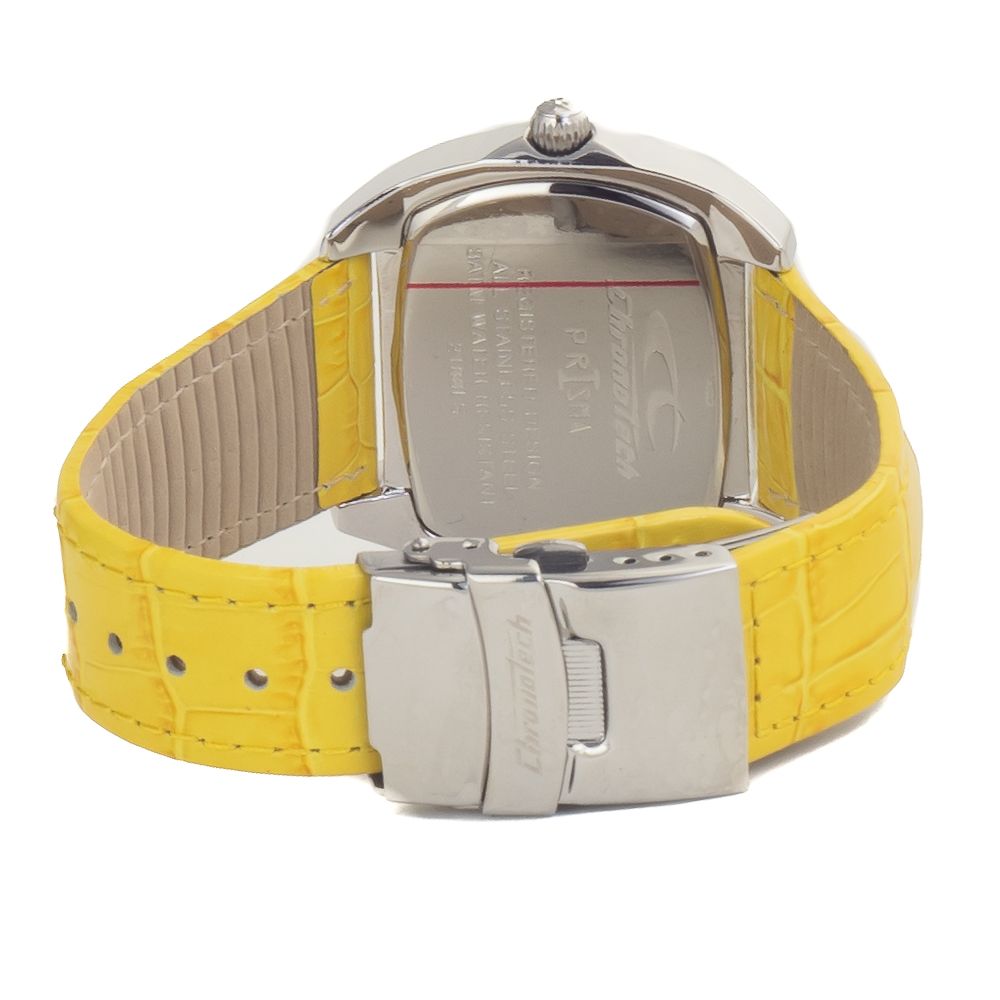 Δερμάτινο ρολόι Chronotech Yellow