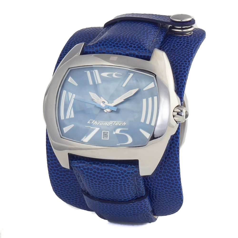 Ασημένιο ρολόι από ατσάλι Chronotech