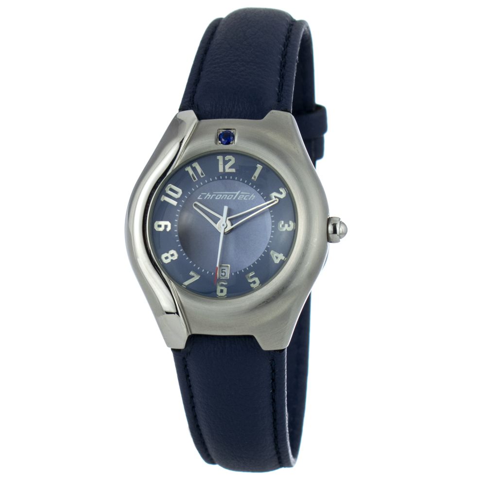 Ασημένιο ρολόι από ατσάλι Chronotech