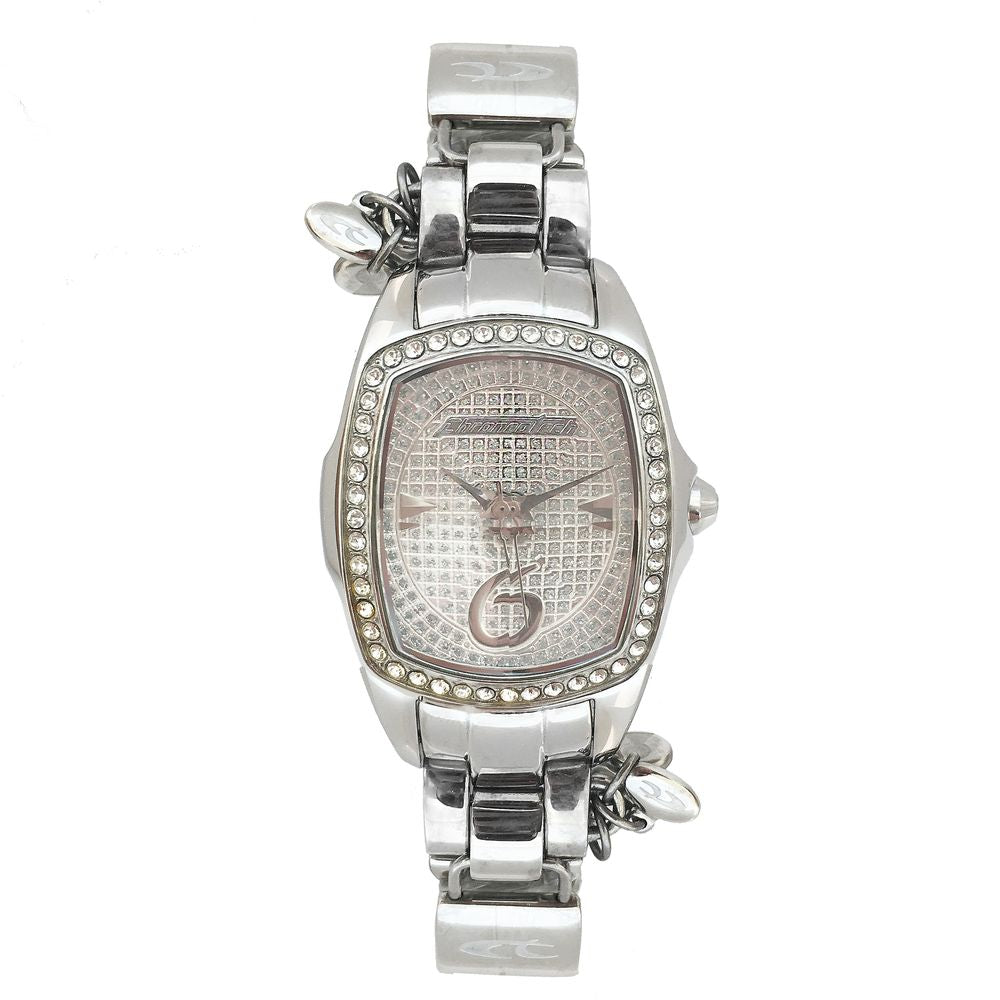 Ασημένιο ρολόι από ατσάλι Chronotech