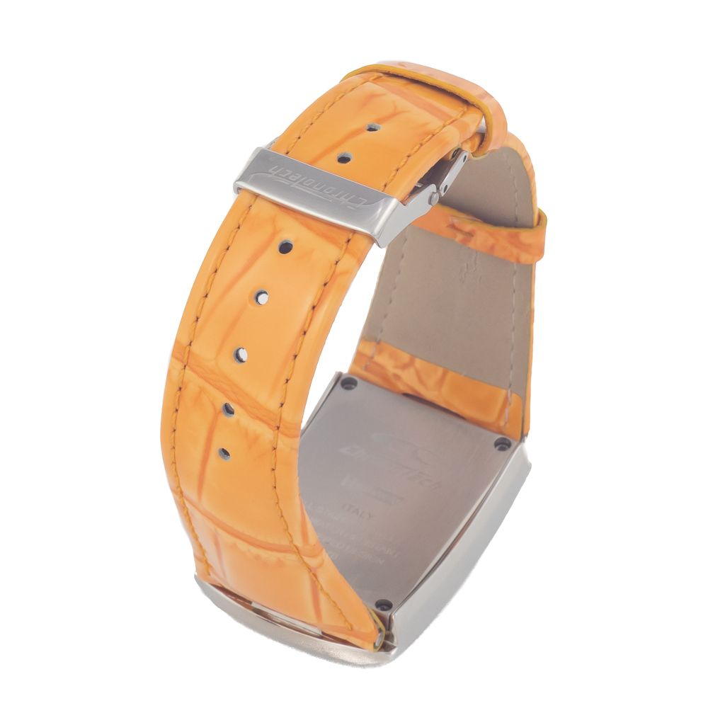 Δερμάτινο ρολόι Chronotech Orange
