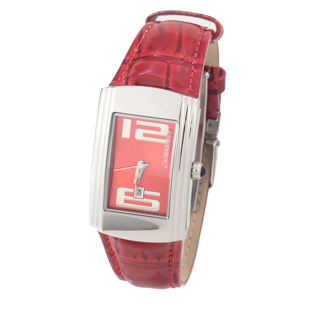 Δερμάτινο ρολόι Chronotech Red