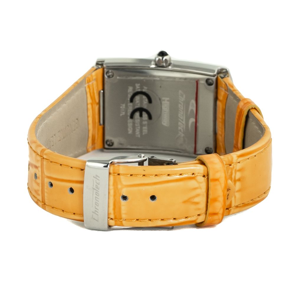 Δερμάτινο ρολόι Chronotech Orange