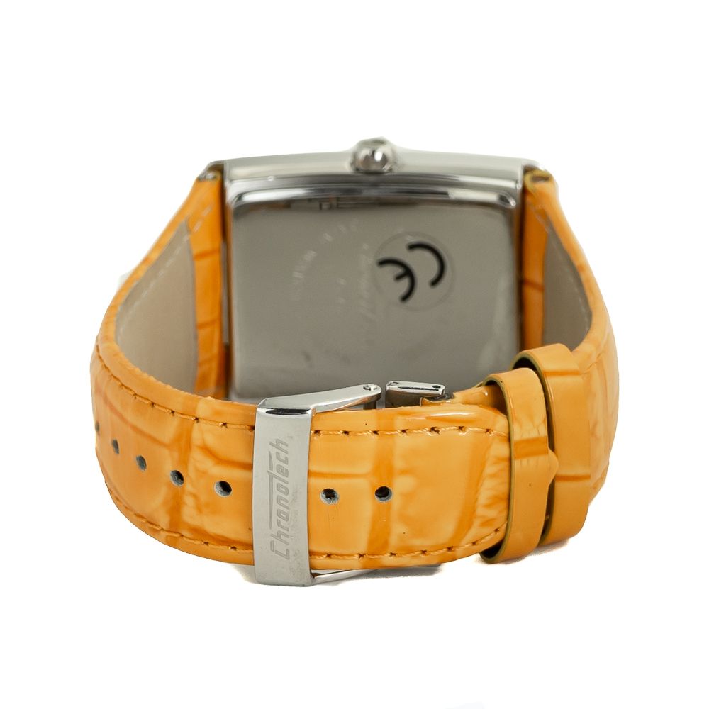 Δερμάτινο ρολόι Chronotech Orange