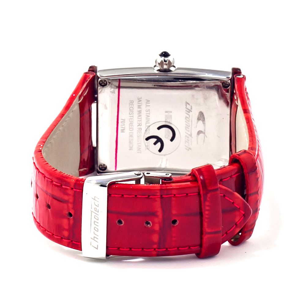 Δερμάτινο ρολόι Chronotech Red
