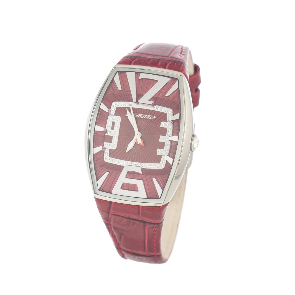 Δερμάτινο ρολόι Chronotech Red