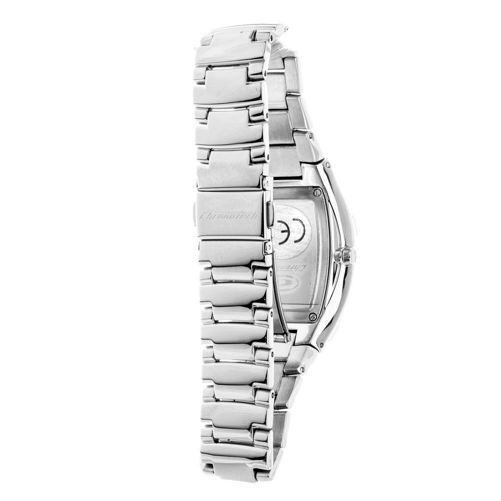 Ασημένιο ρολόι από ατσάλι Chronotech