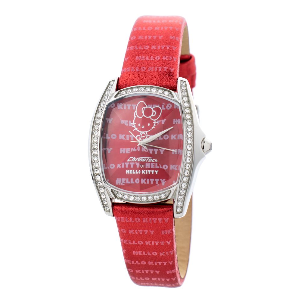 Δερμάτινο ρολόι Chronotech Red