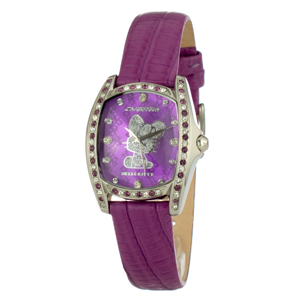 Δερμάτινο ρολόι Chronotech Purple
