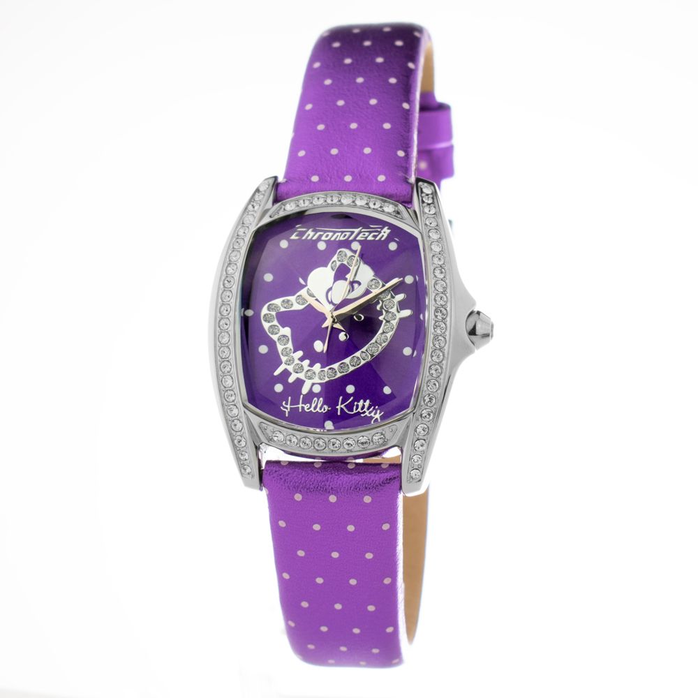 Δερμάτινο ρολόι Chronotech Purple