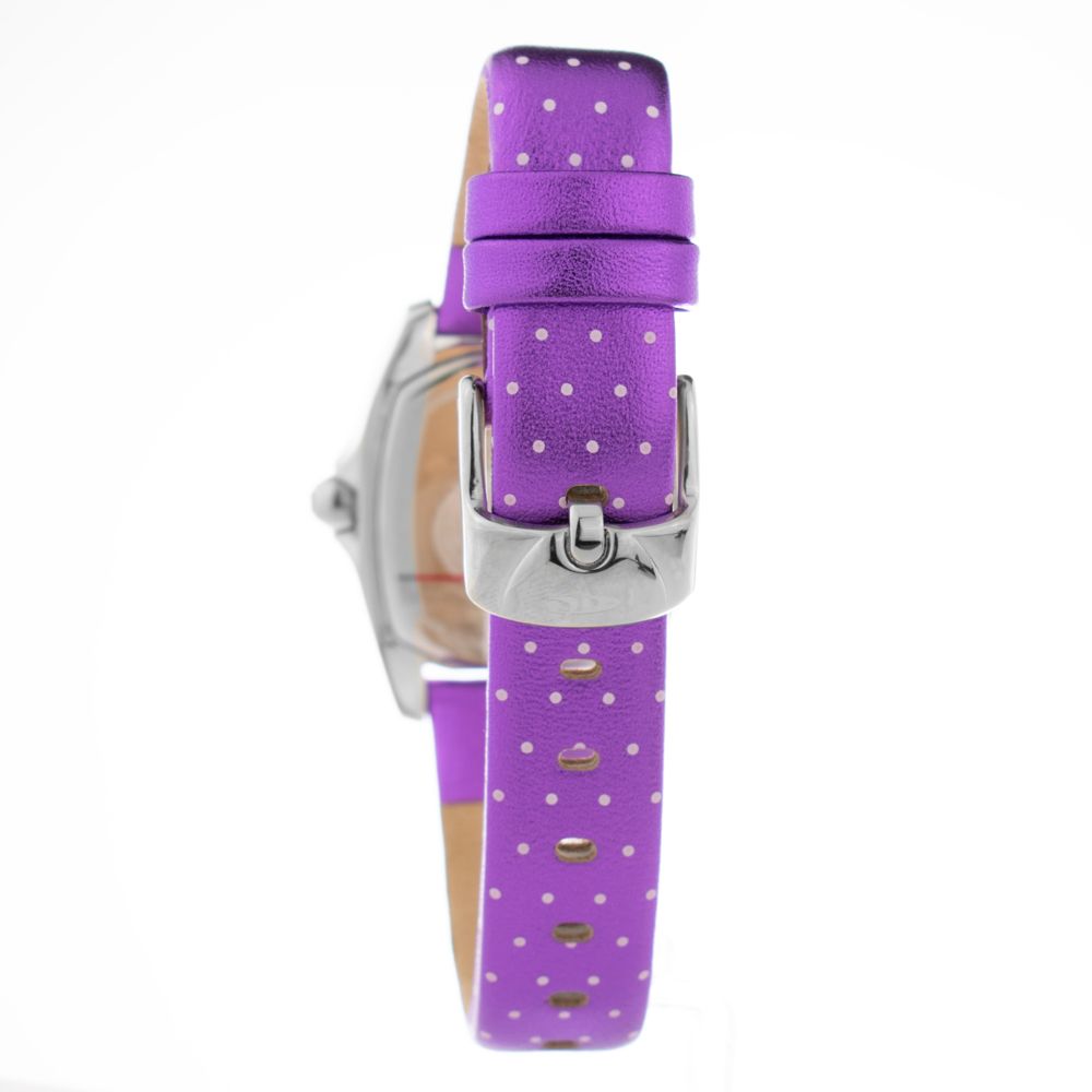 Δερμάτινο ρολόι Chronotech Purple