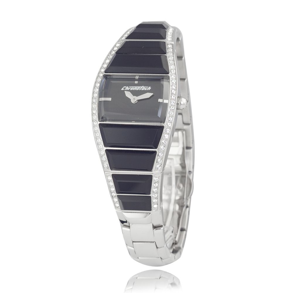 Ασημένιο ρολόι από ατσάλι Chronotech