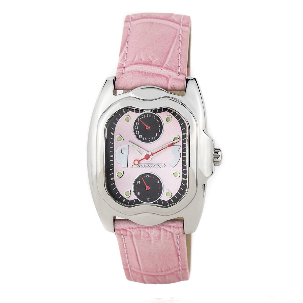 Πολύχρωμο δερμάτινο ρολόι Chronotech