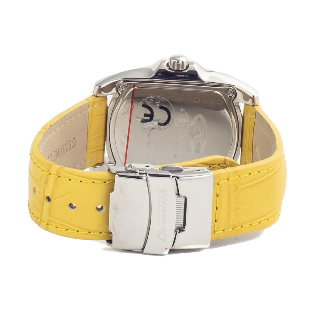 Δερμάτινο ρολόι Chronotech Yellow