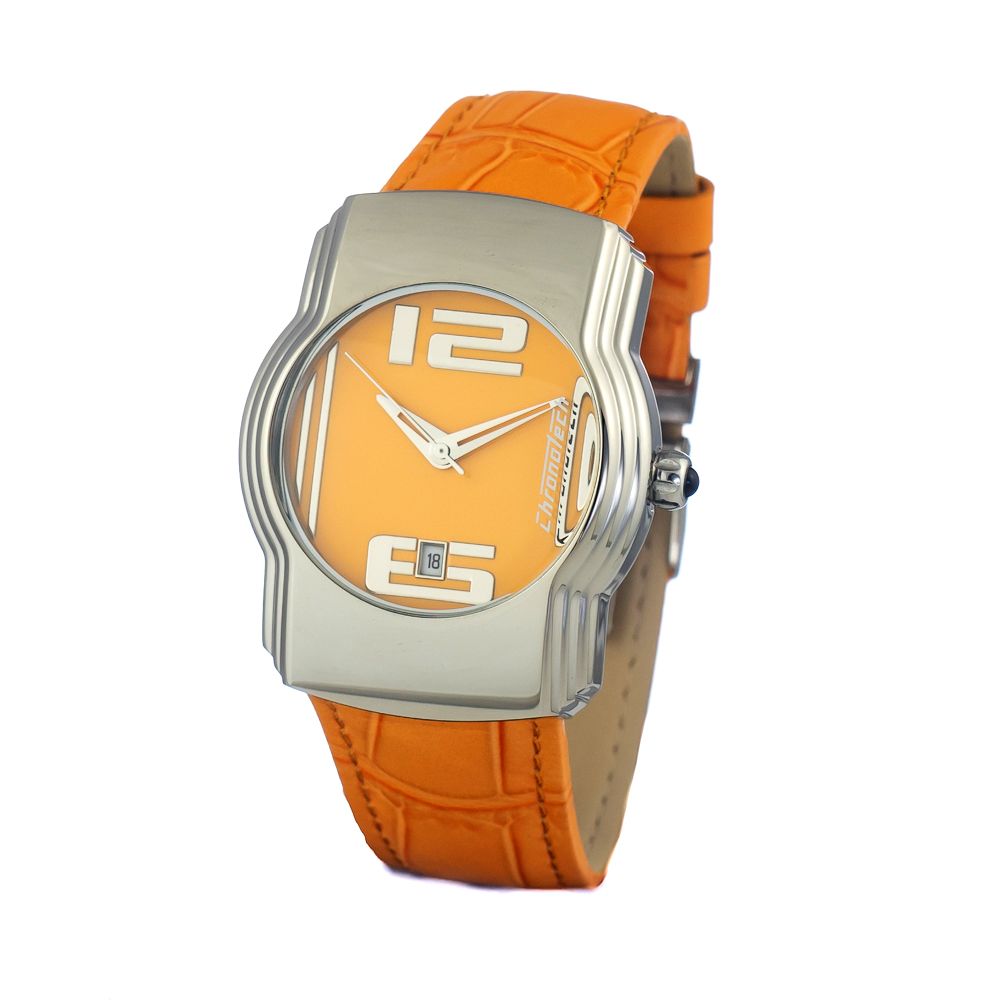 Δερμάτινο ρολόι Chronotech Orange