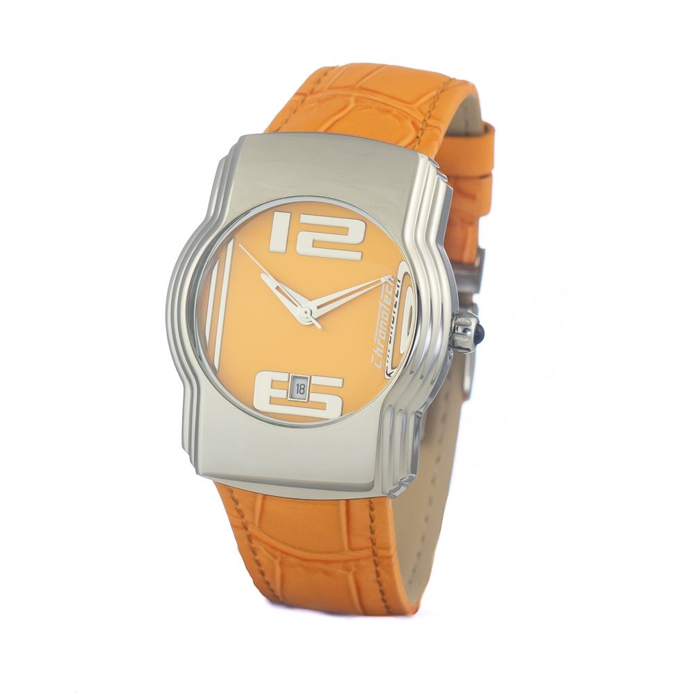 Δερμάτινο ρολόι Chronotech Orange