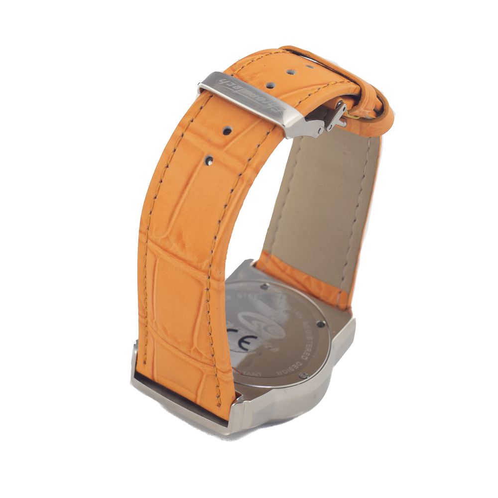 Δερμάτινο ρολόι Chronotech Orange