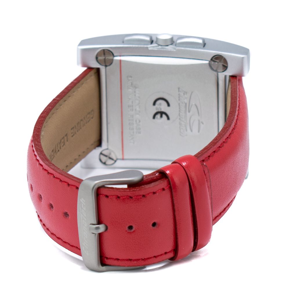Δερμάτινο ρολόι Chronotech Red