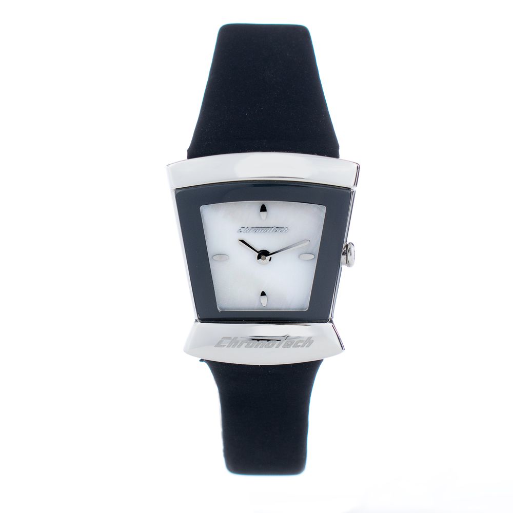 Μπλε δερμάτινο ρολόι Chronotech
