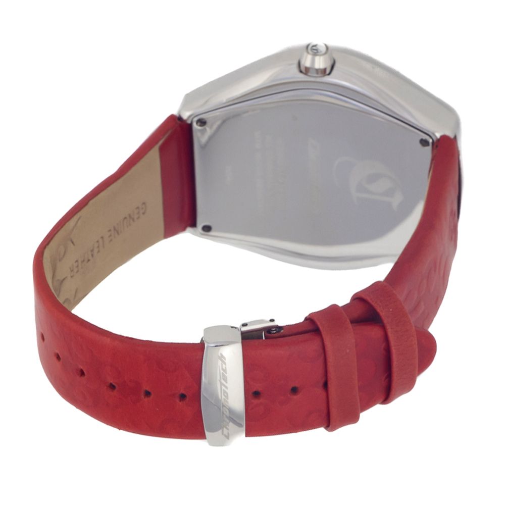 Δερμάτινο ρολόι Chronotech Red