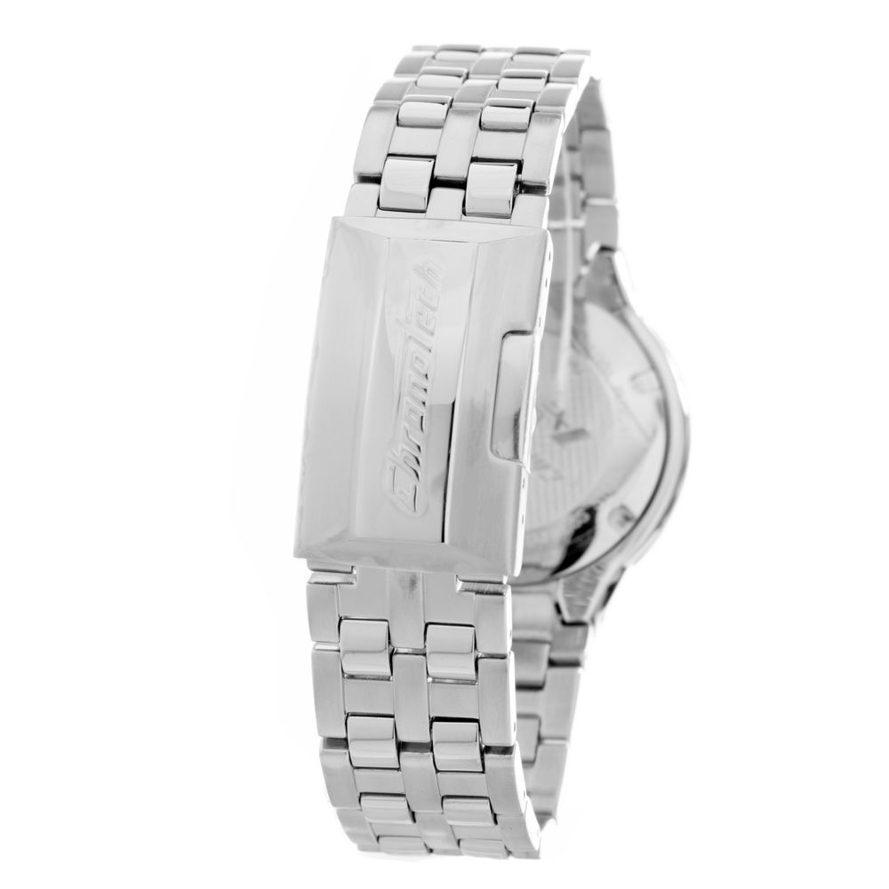 Ασημένιο ρολόι από ατσάλι Chronotech