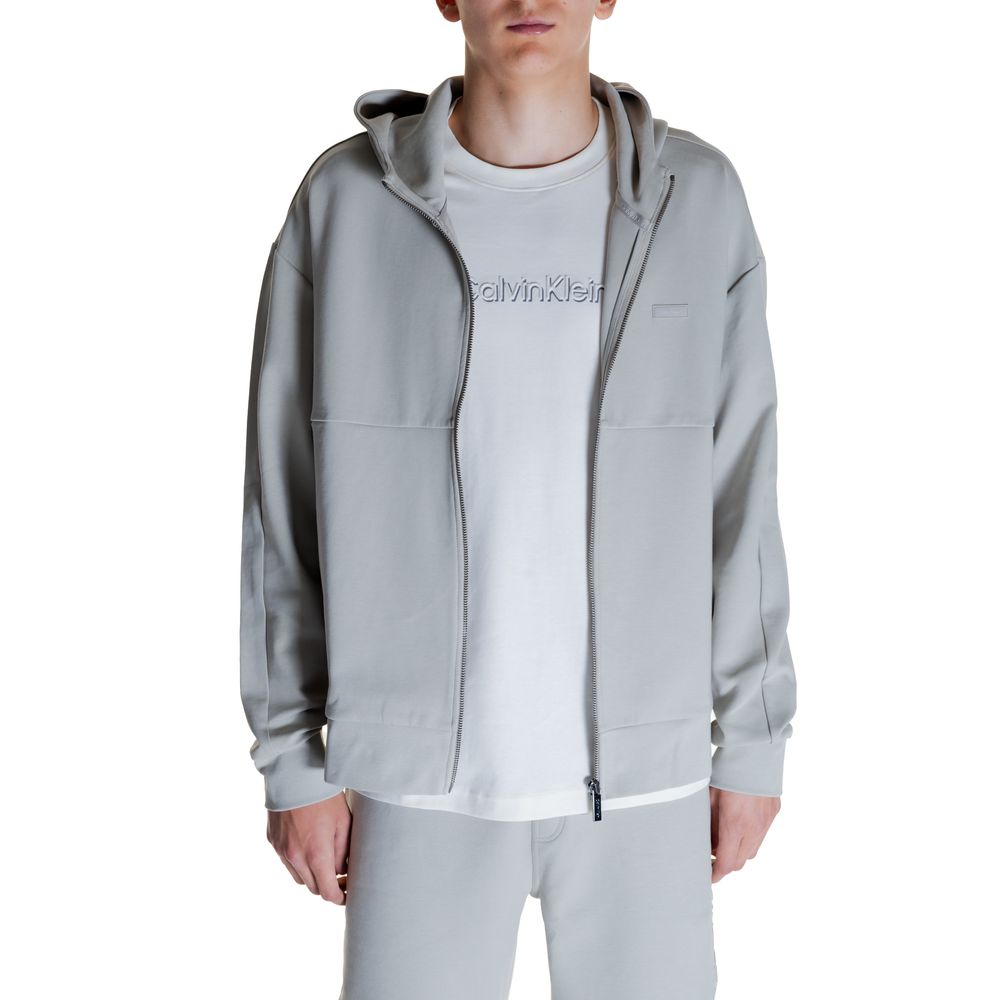 Βαμβακερό πουλόβερ Calvin Klein Grey