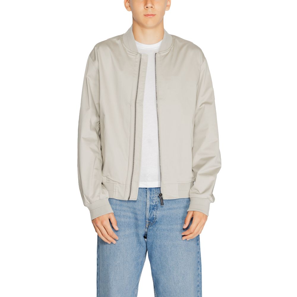 Μπουφάν Calvin Klein Grey από οργανικό βαμβάκι