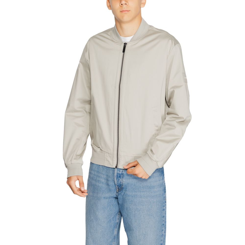 Μπουφάν Calvin Klein Grey από οργανικό βαμβάκι