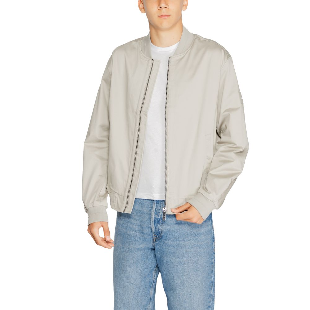 Μπουφάν Calvin Klein Grey από οργανικό βαμβάκι