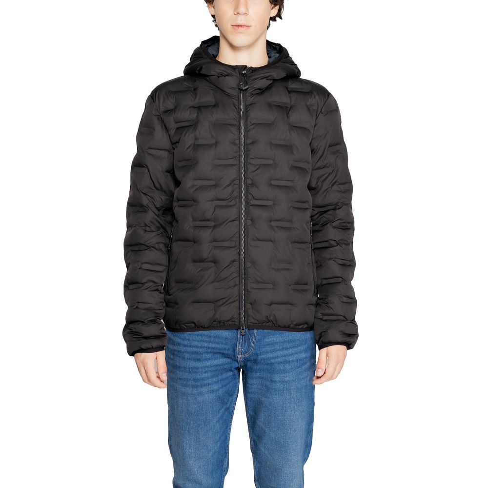 Replay Black Polyester Jackets & Coat