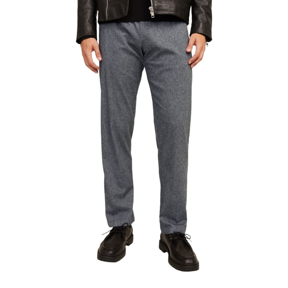 Jack Jones Grey Cotton Jeans &amp; Pant