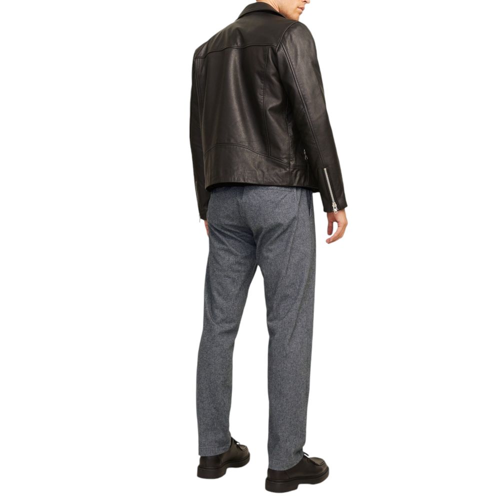 Jack Jones Grey Cotton Jeans &amp; Pant