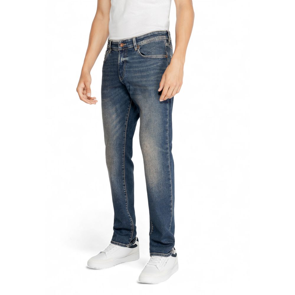 Τζιν και παντελόνι Gas Blue Cotton