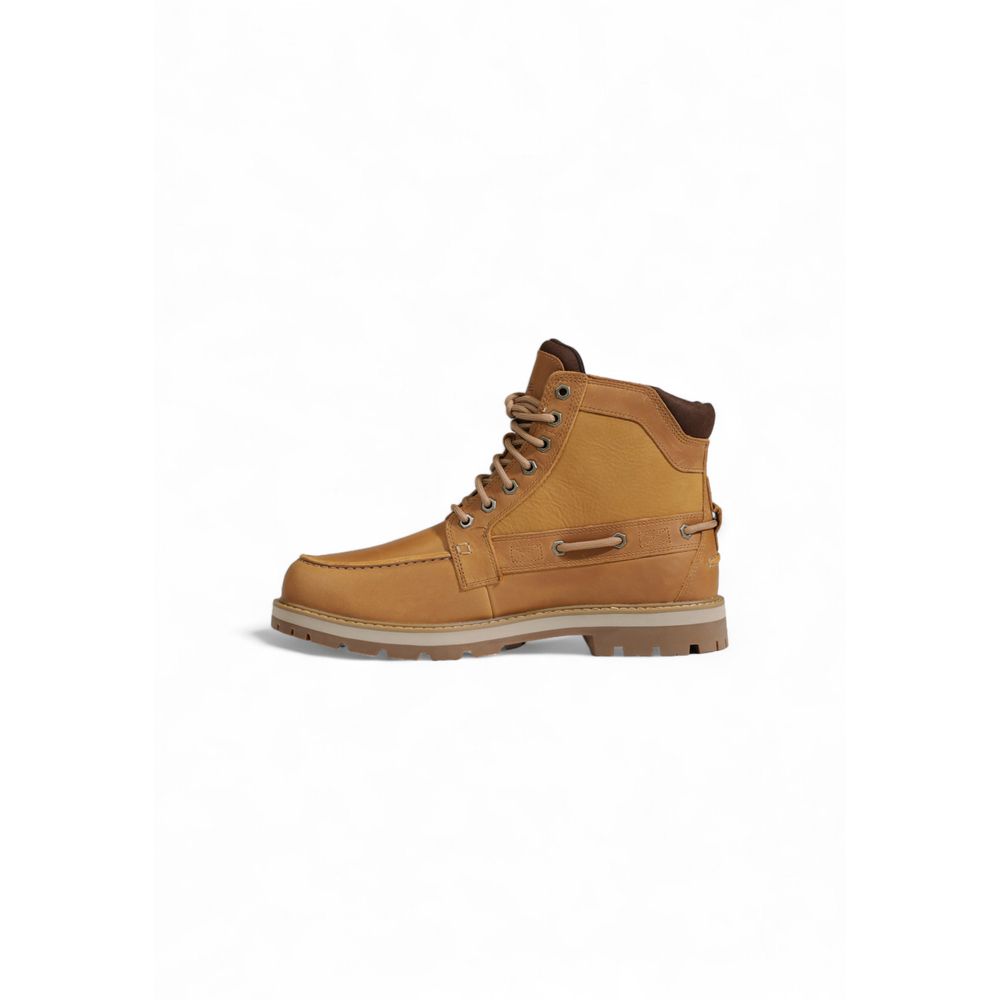 Timberland Beige Suede Leather Oxfords And Derby