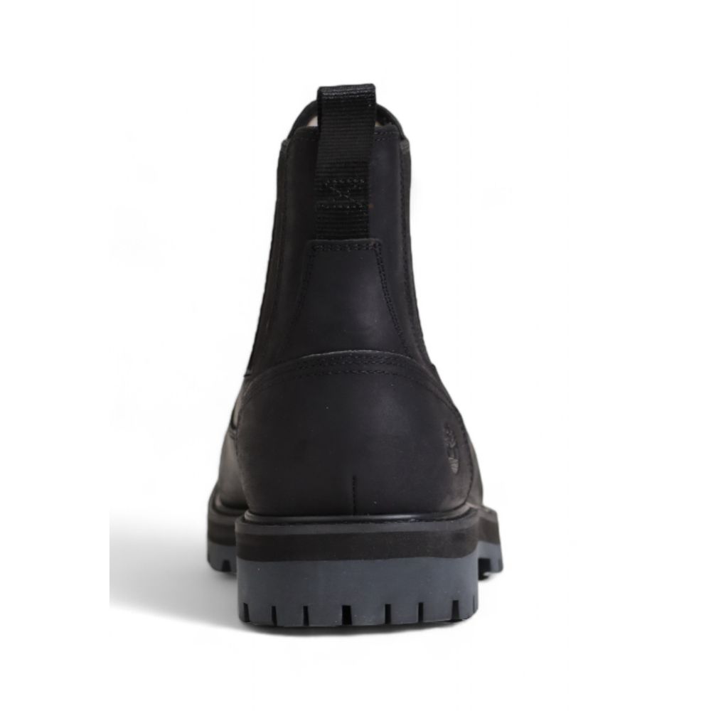 Δερμάτινη μπότα Timberland Black Nubuck