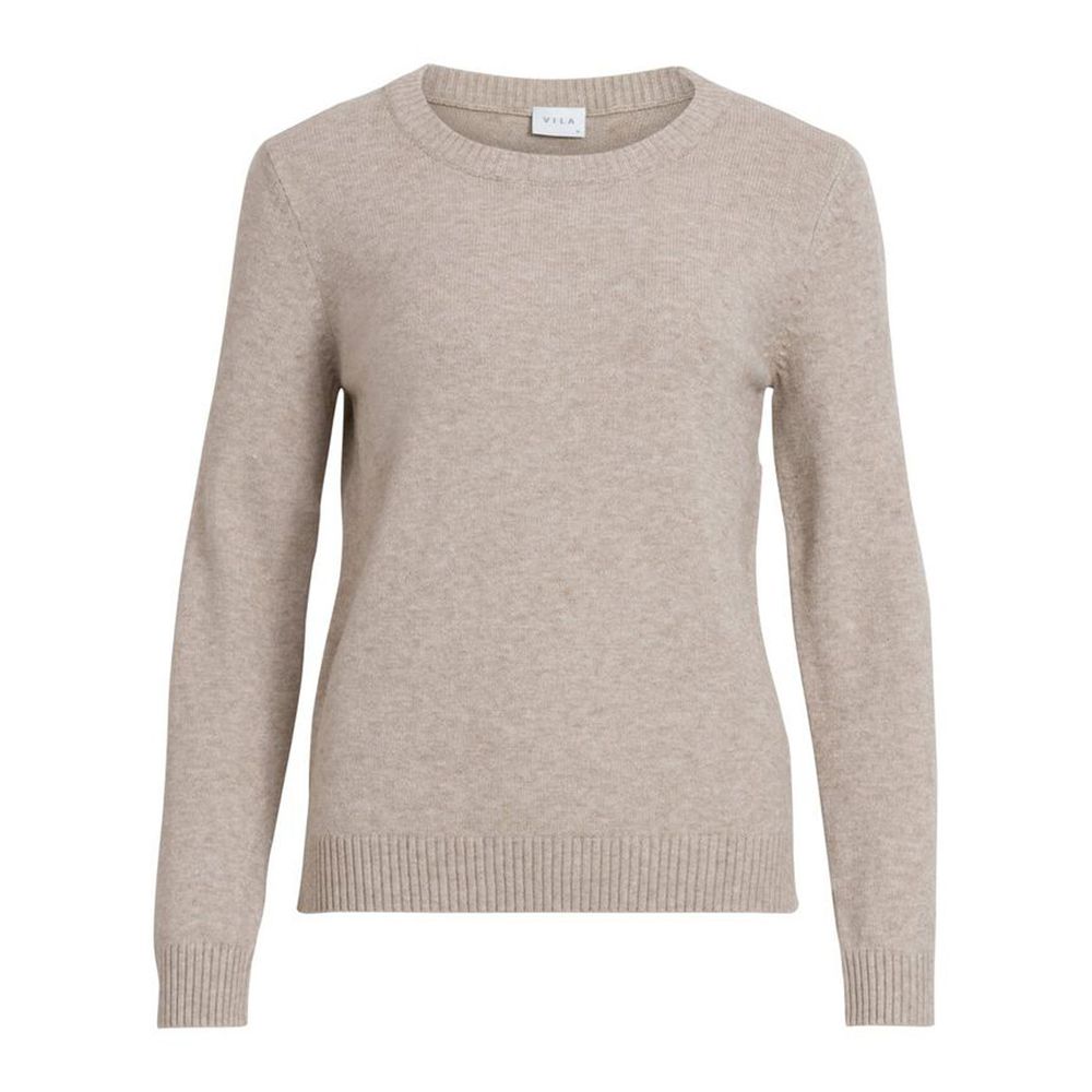 Πουλόβερ Vila Clothes Beige Viscose