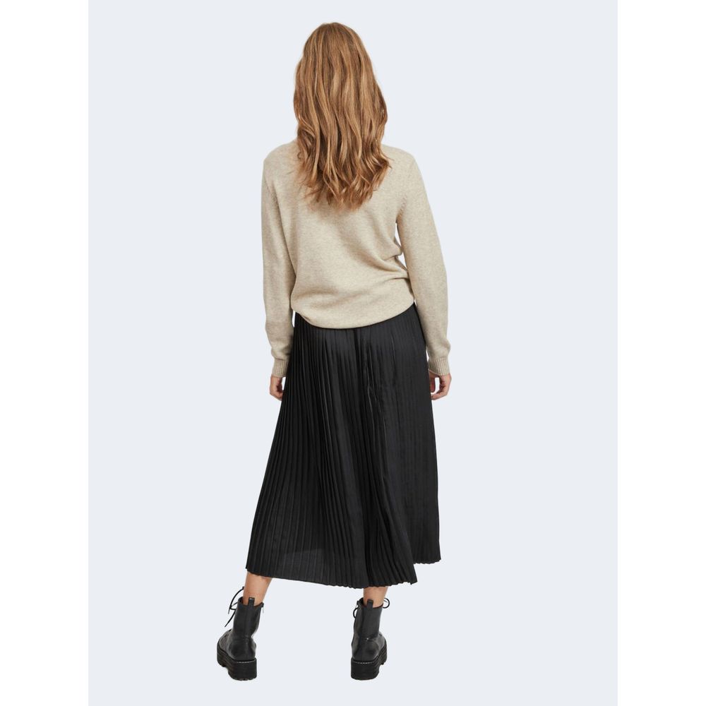 Πουλόβερ Vila Clothes Beige Viscose