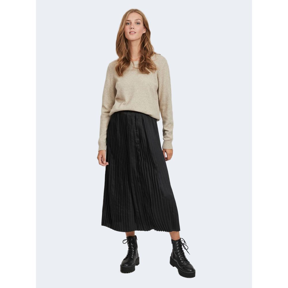 Πουλόβερ Vila Clothes Beige Viscose
