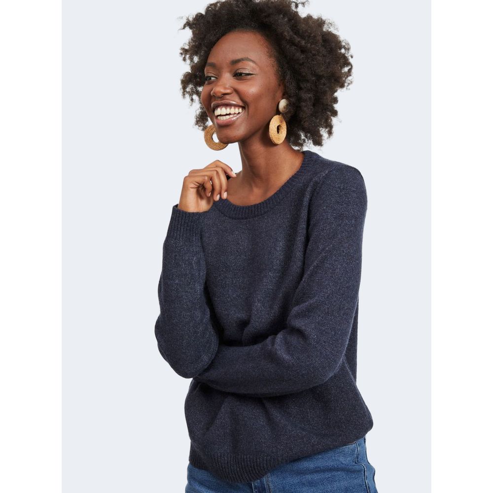 Πουλόβερ Vila Clothes Blue Viscose