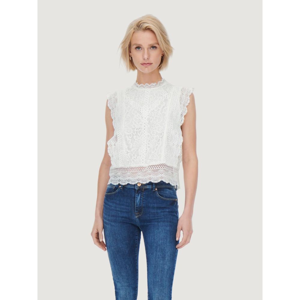 Μόνο Λευκά Nylon Μπλουζάκια &amp; T-Shirt