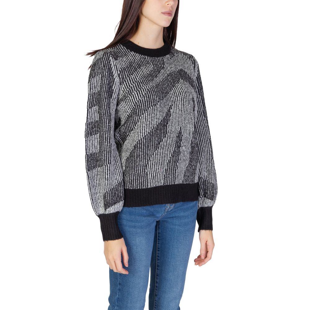 Μαύρο ακρυλικό πουλόβερ Vila Clothes