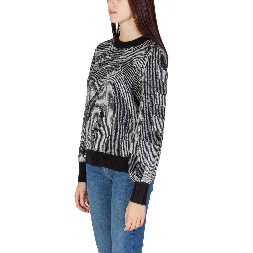 Μαύρο ακρυλικό πουλόβερ Vila Clothes