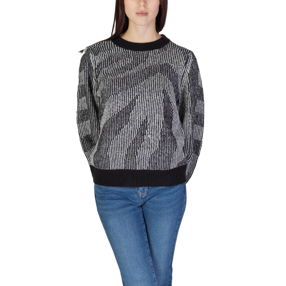 Μαύρο ακρυλικό πουλόβερ Vila Clothes