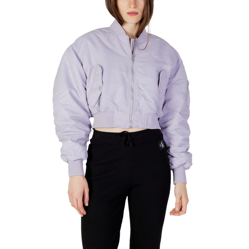 Μπουφάν &amp; Παλτό Calvin Klein Jeans Purple Polyamide