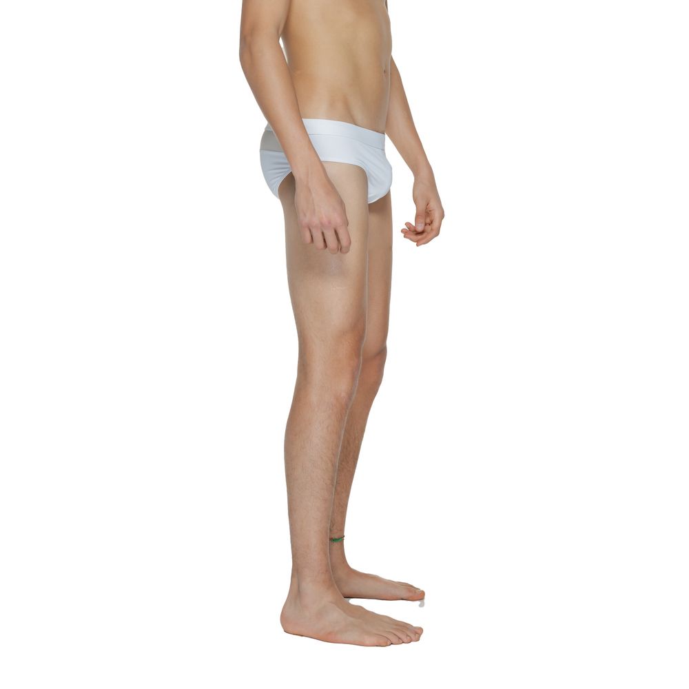 Μαγιό Calvin Klein White Polyamide