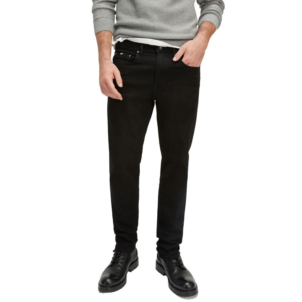 Τζιν και παντελόνι Gas Black Cotton