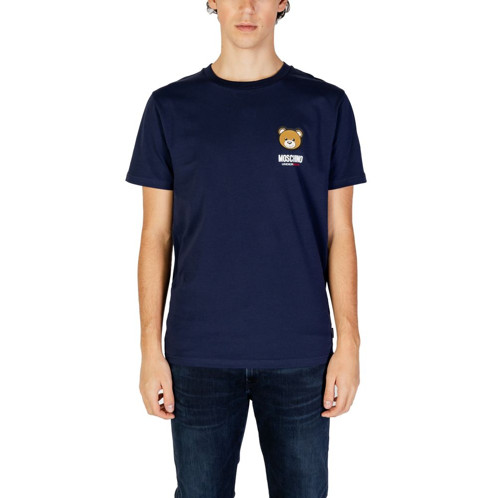 Μπλουζάκι Moschino Blue Cotton