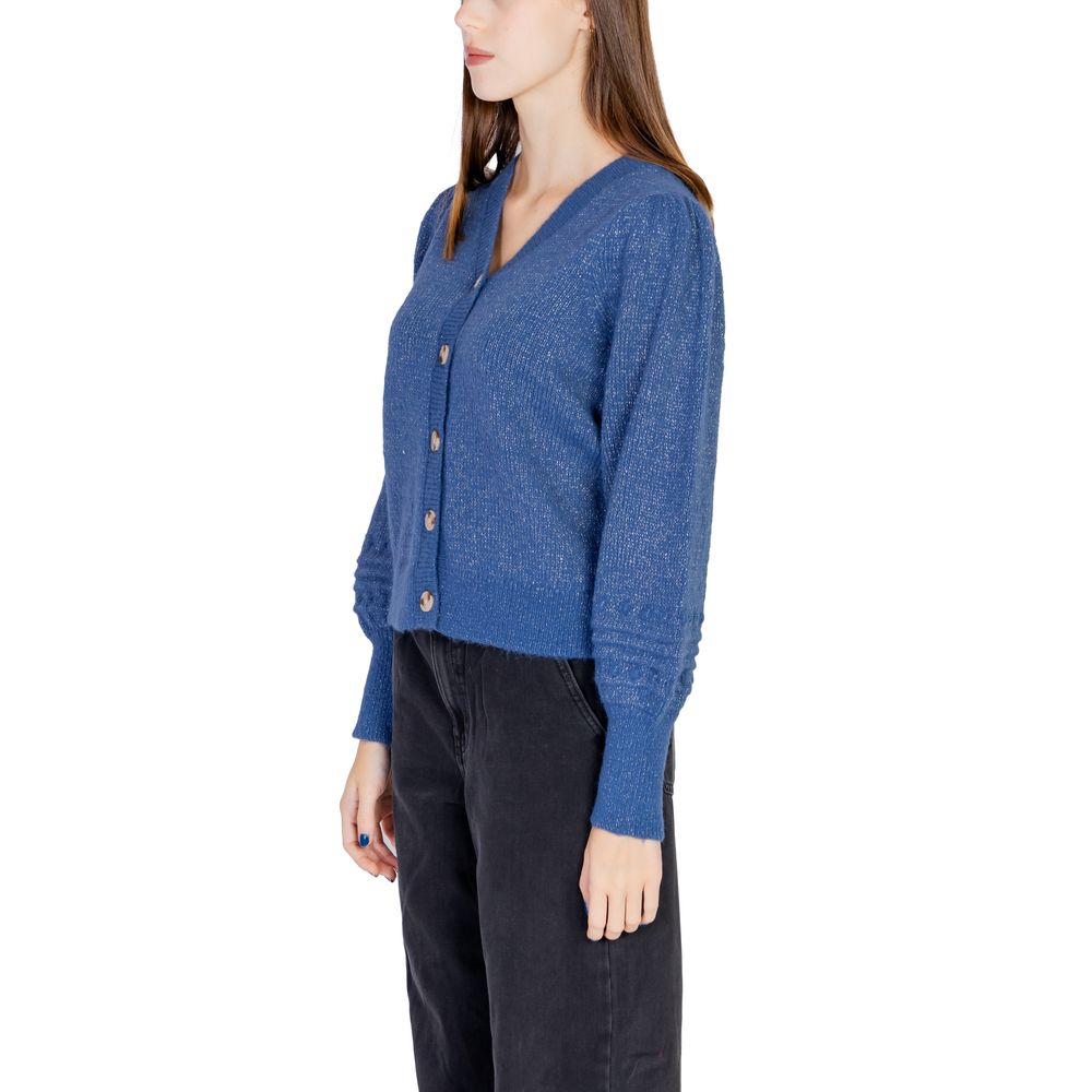 Ζακέτα Vila Clothes Blue Polyester