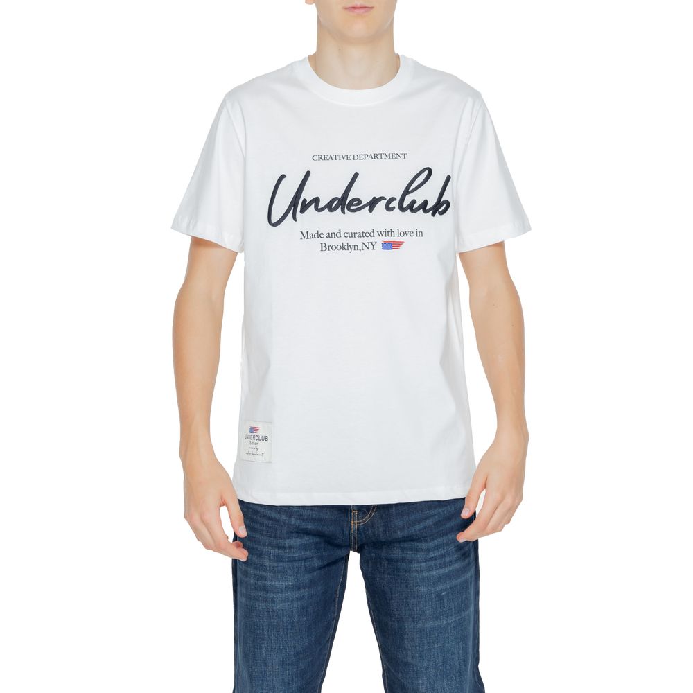 Underclub Λευκό Βαμβακερό T-Shirt